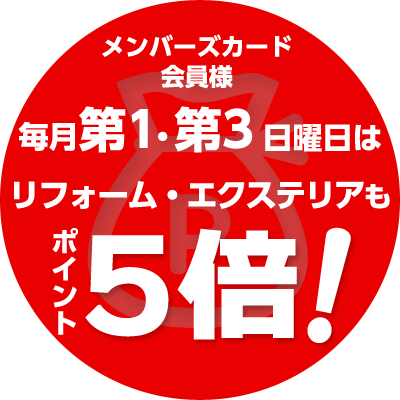 ポイント5倍!